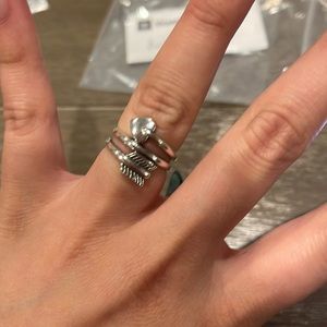 JAMES AVERY ARROW AND HEART RING SIZE 5.5
